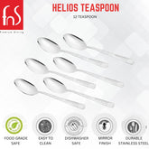 Montavo by FnS Helios stainless steel 12 Pcs Tea Spoon Set